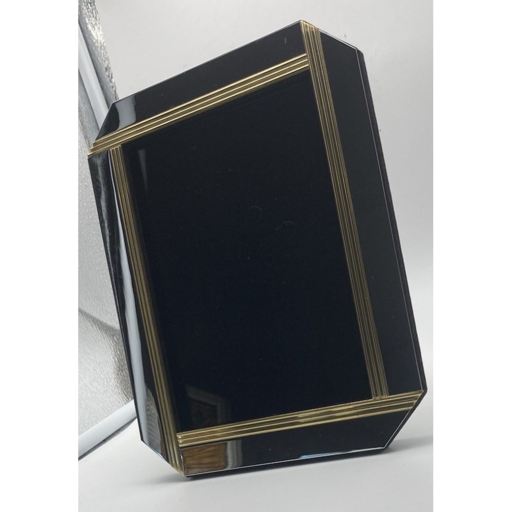 Vintage Art Deco Style 5x7 Photo Frame Gold & Silver Exterior Size 7"x 8.75" - Picture 5 of 6